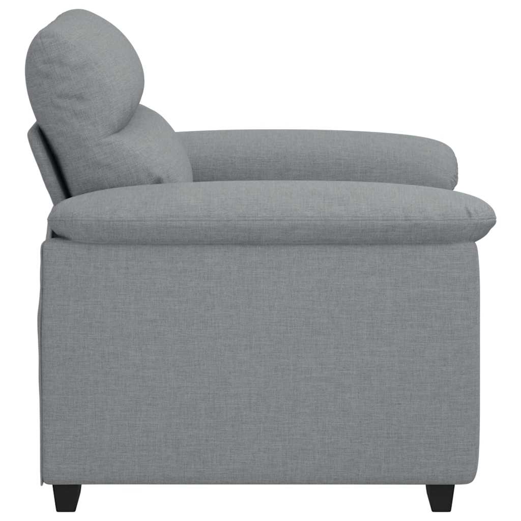 Fauteuil Stof 60 cm Lichtgrijs