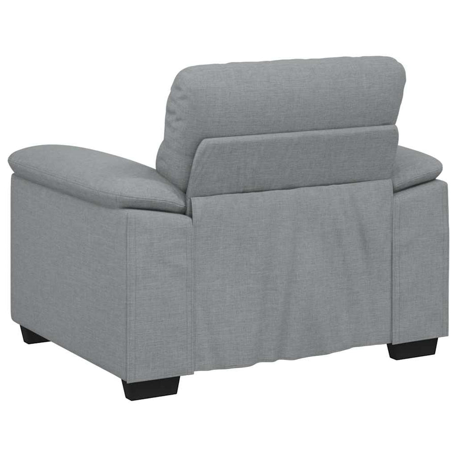 Fauteuil Stof 60 cm Lichtgrijs