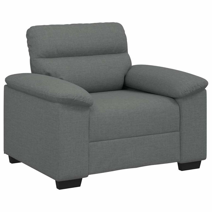 Fauteuil Stof 60 cm Donkergrijs