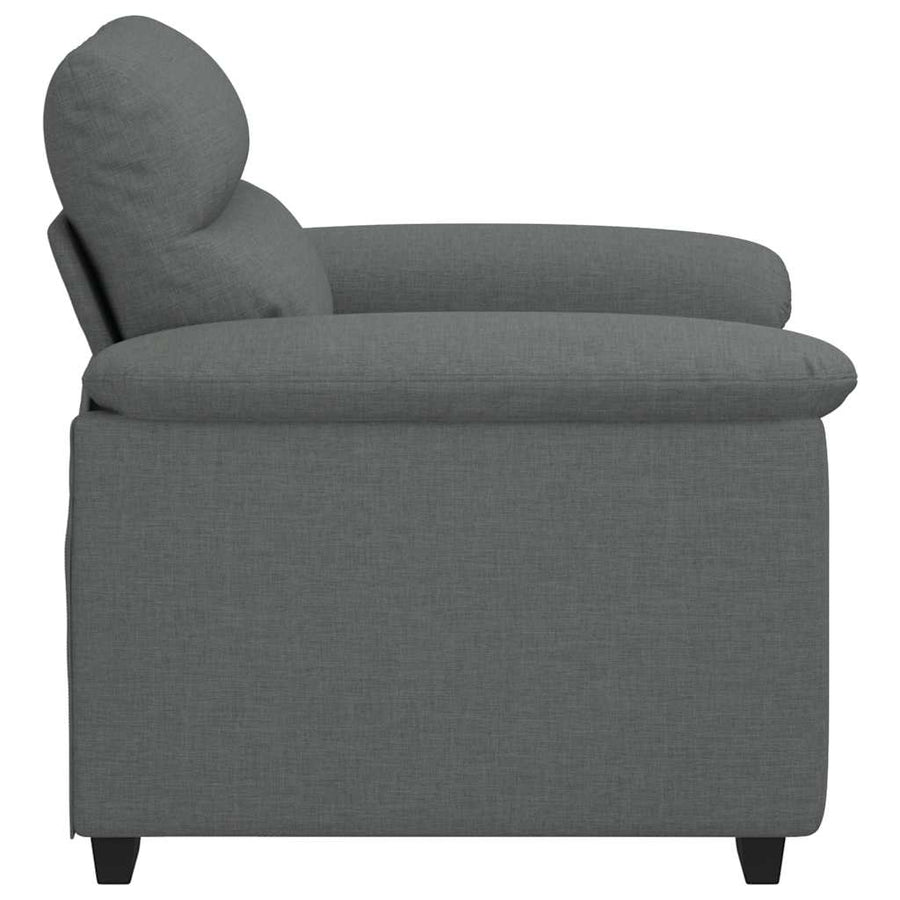 Fauteuil Stof 60 cm Donkergrijs