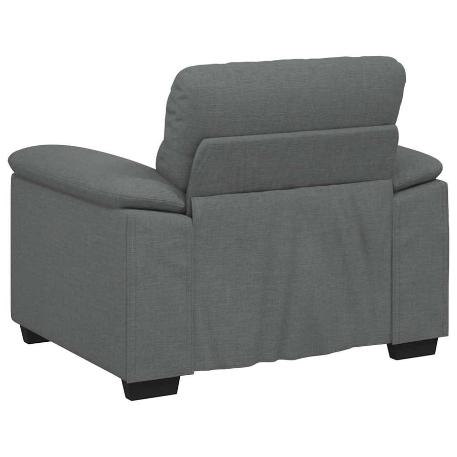 Fauteuil Stof 60 cm Donkergrijs