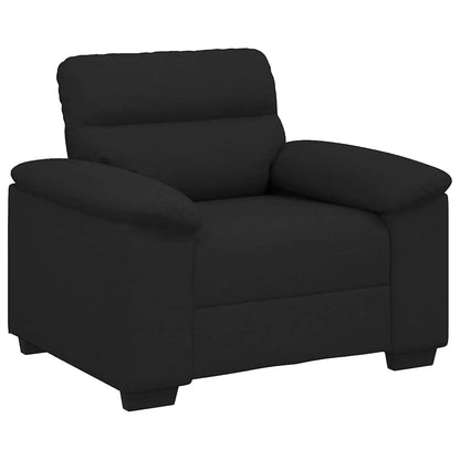 Fauteuil Stof 60 cm Zwart