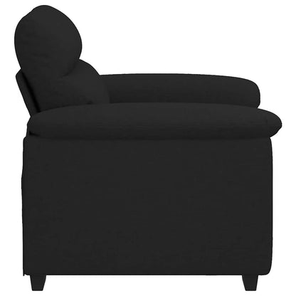 Fauteuil Stof 60 cm Zwart