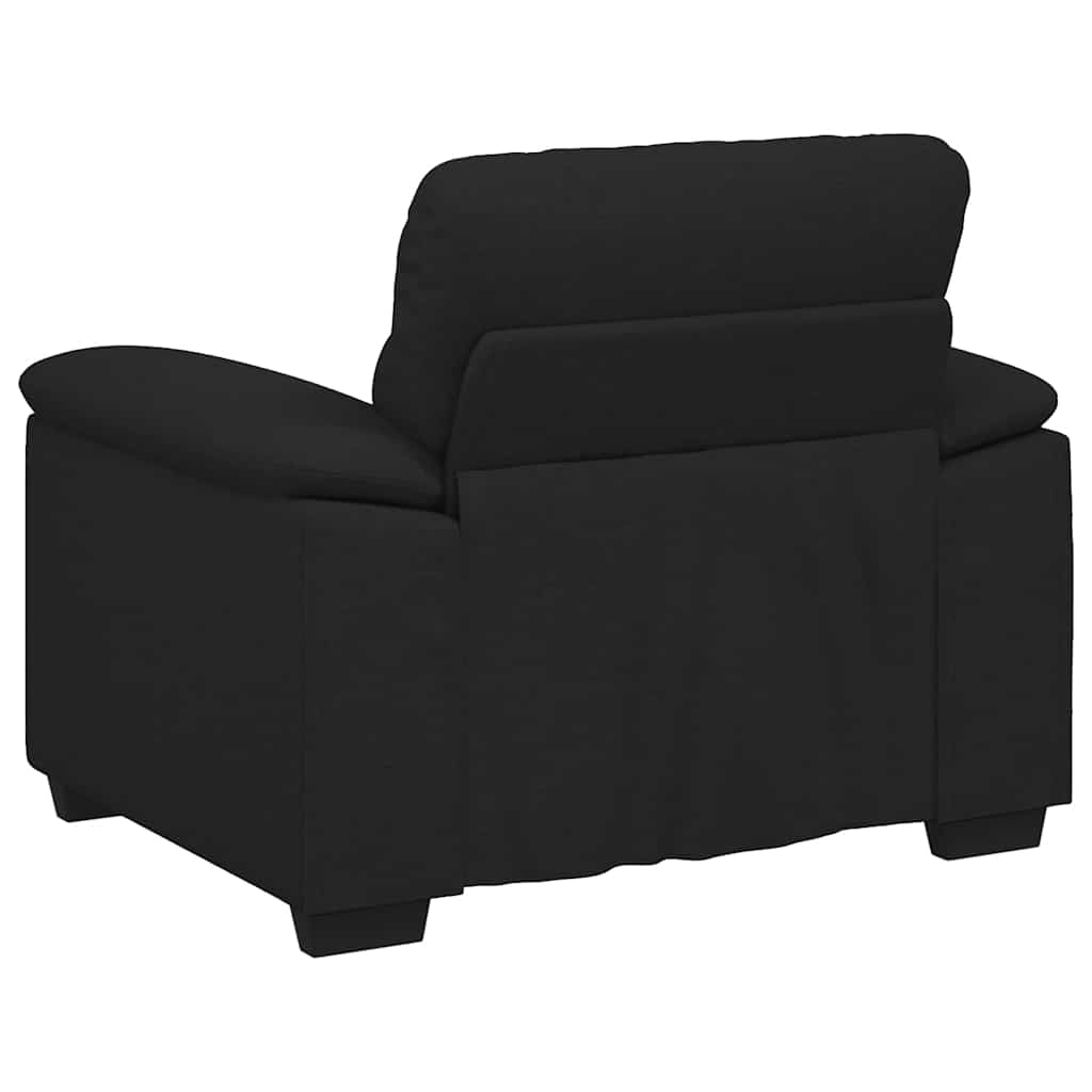 Fauteuil Stof 60 cm Zwart