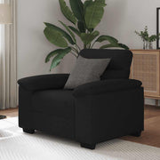 Fauteuil 100x81x84 cm stof zwart