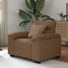 Sofastoel bruin 100x81x84 cm stof