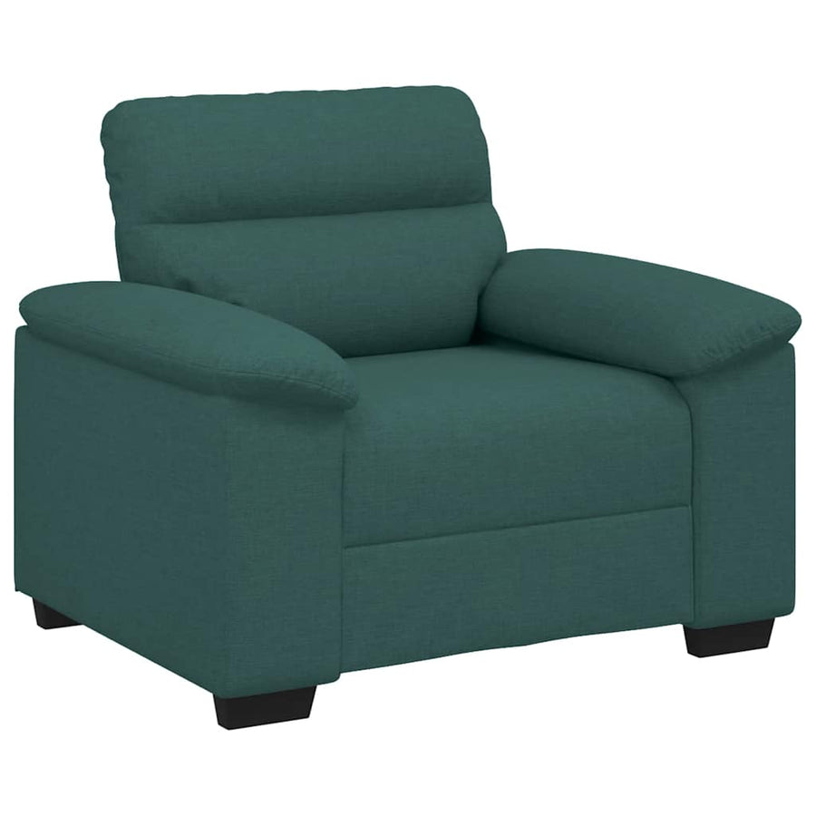 Sofastoel Donkergroen 100x81x84 cm Stof