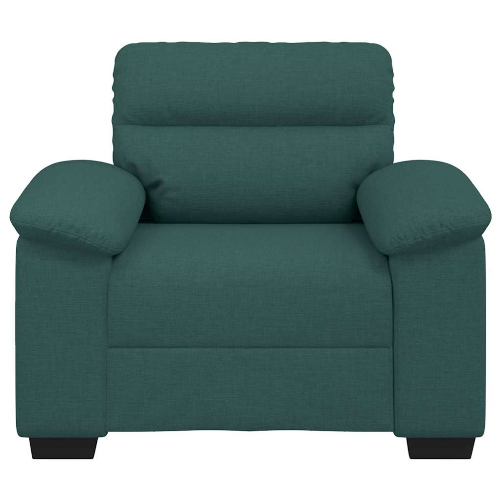 Sofastoel Donkergroen 100x81x84 cm Stof