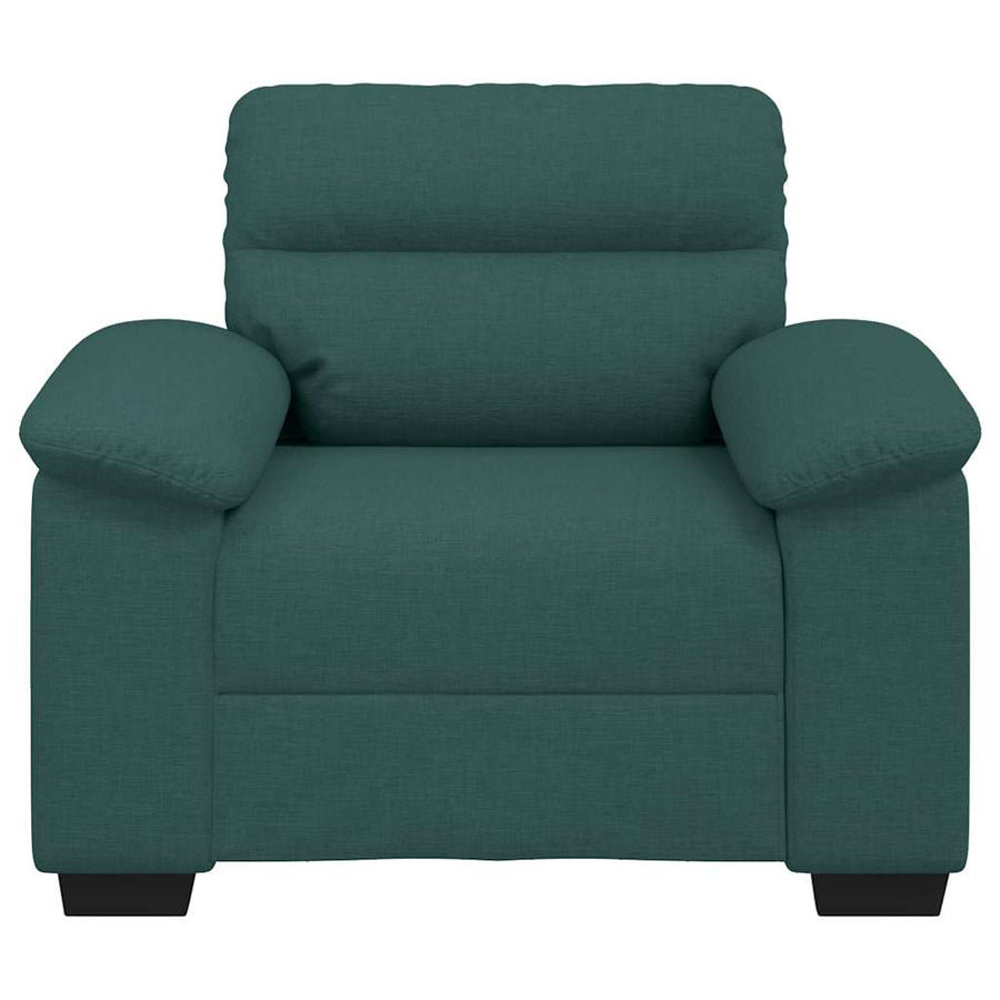 Sofastoel Donkergroen 100x81x84 cm Stof