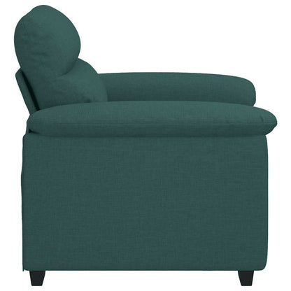 Sofastoel Donkergroen 100x81x84 cm Stof