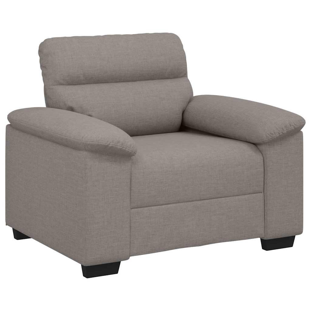 Sofastoel Taupe 100x81x84 cm Stof