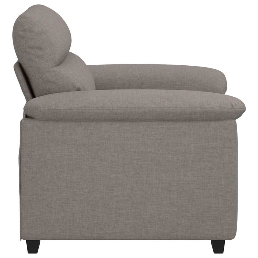 Sofastoel Taupe 100x81x84 cm Stof