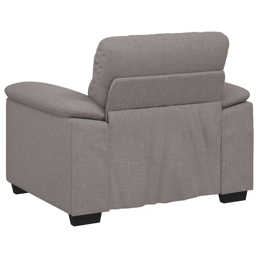 Sofastoel Taupe 100x81x84 cm Stof