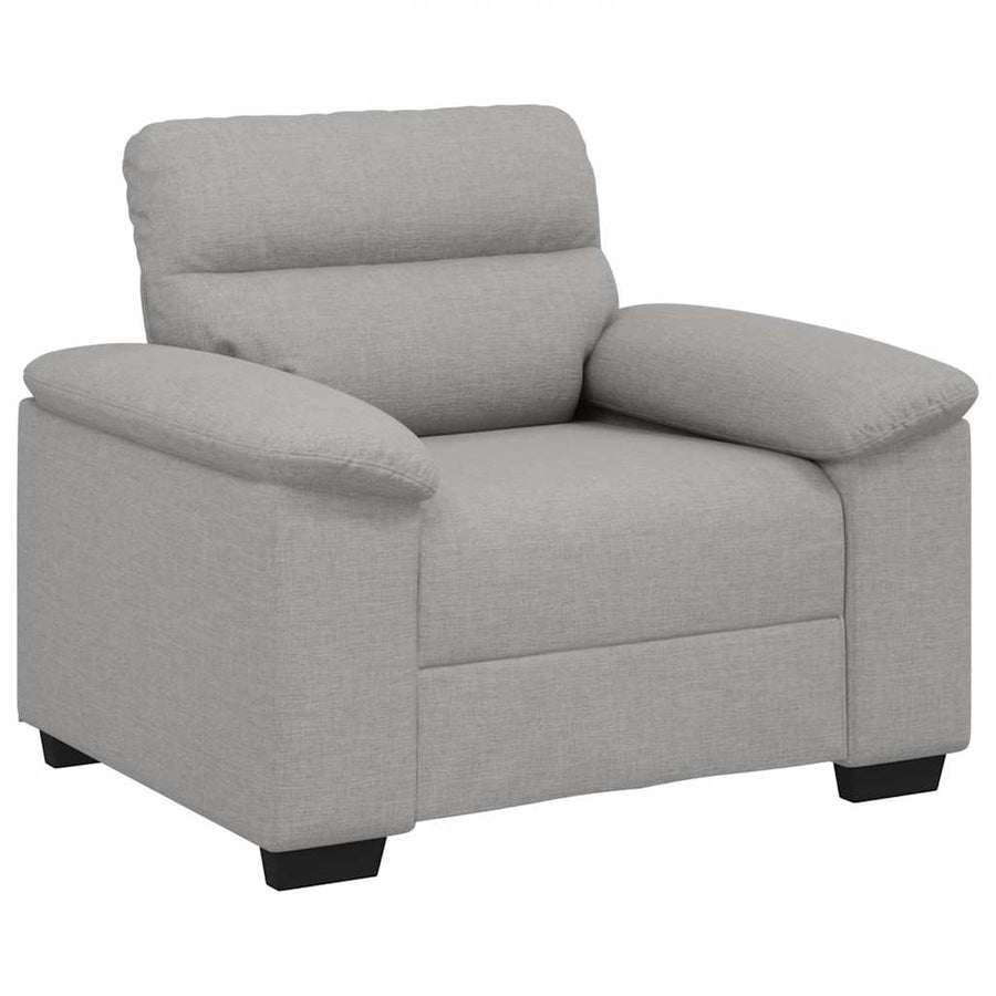 Sofastoel Wolkgrijs 100x81x84 cm Stof