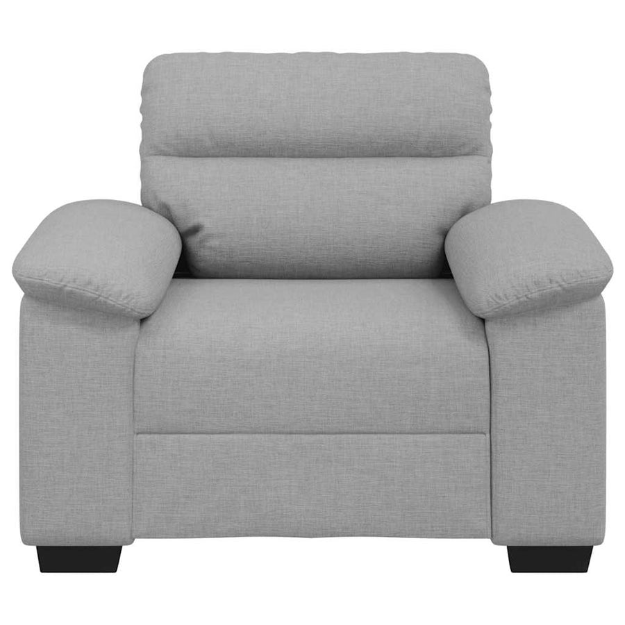 Sofastoel Wolkgrijs 100x81x84 cm Stof