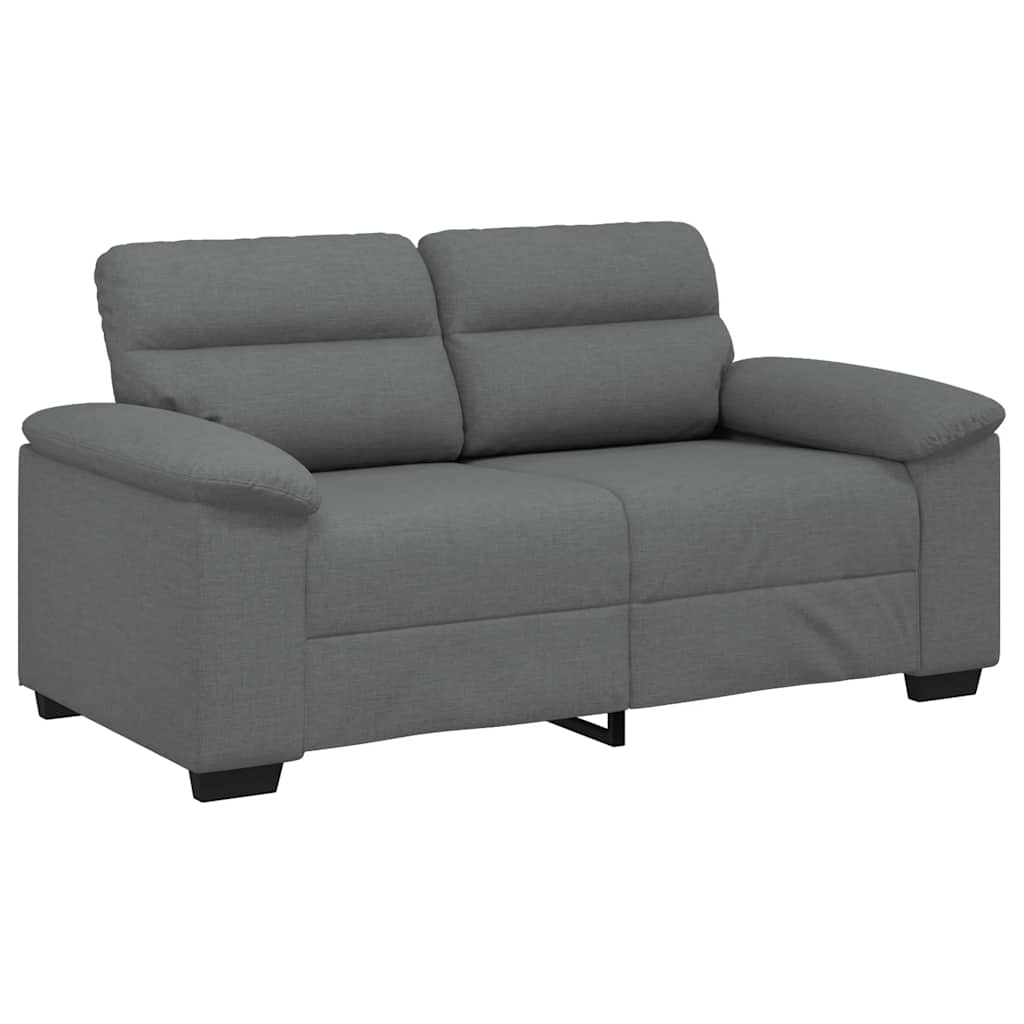 2-Zitsbank Stof 120 cm Donkergrijs