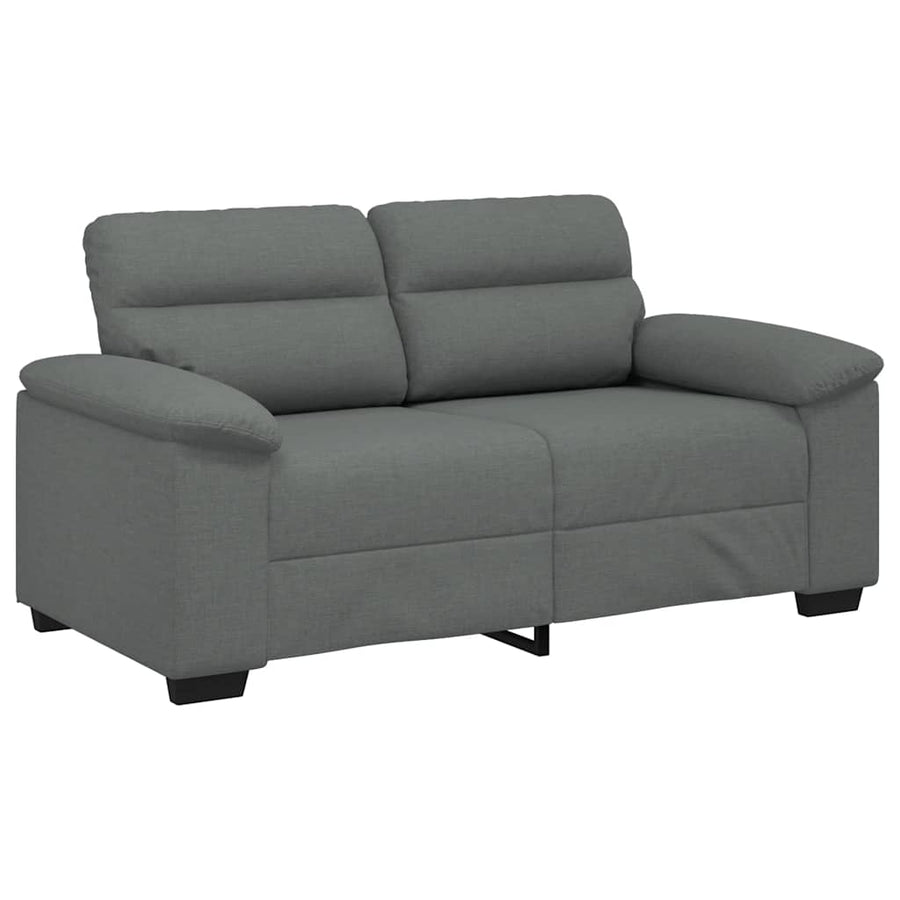 2-Zitsbank Stof 120 cm Donkergrijs