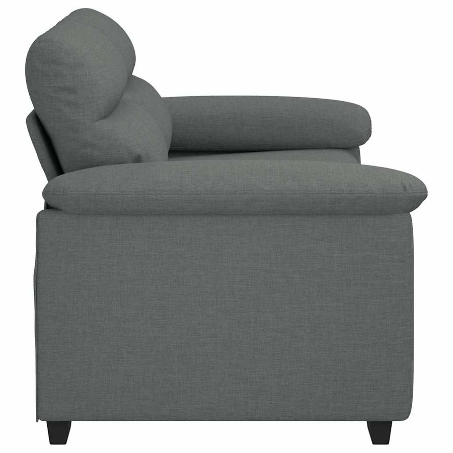 2-Zitsbank Stof 120 cm Donkergrijs