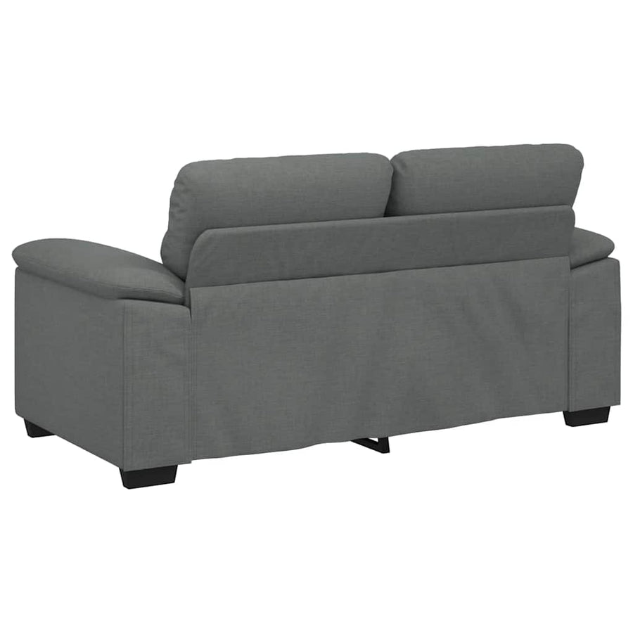2-Zitsbank Stof 120 cm Donkergrijs
