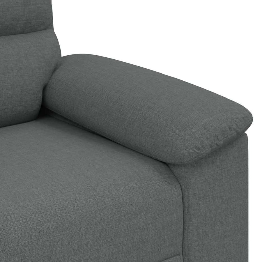 2-Zitsbank Stof 120 cm Donkergrijs