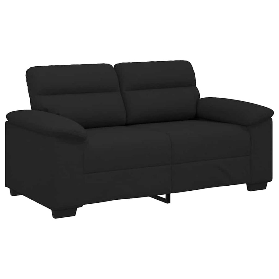 2-Zitsbank Stof 120 cm Zwart