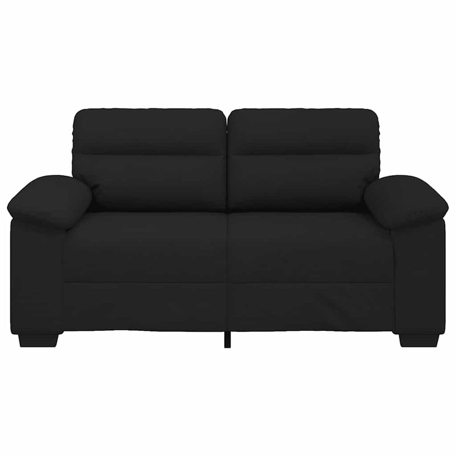 2-Zitsbank Stof 120 cm Zwart