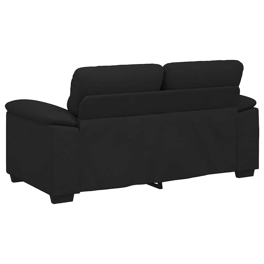 2-Zitsbank Stof 120 cm Zwart