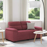 2-zitsbank wijnrood 160x81x84 cm stof