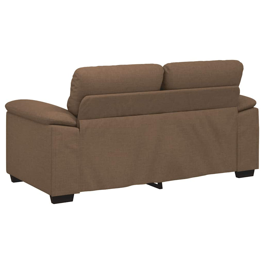2-zitsbank bruin 160x81x84 cm stof