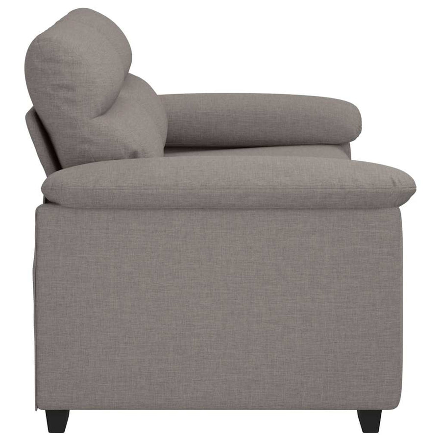 2-zitsbank Taupe 160x81x84 cm Stof