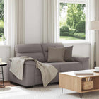 2-seater Sofa Taupe 160x81x84 cm Fabric