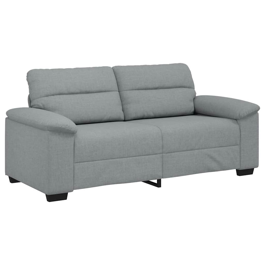2-Zitsbank Stof 140 cm Lichtgrijs