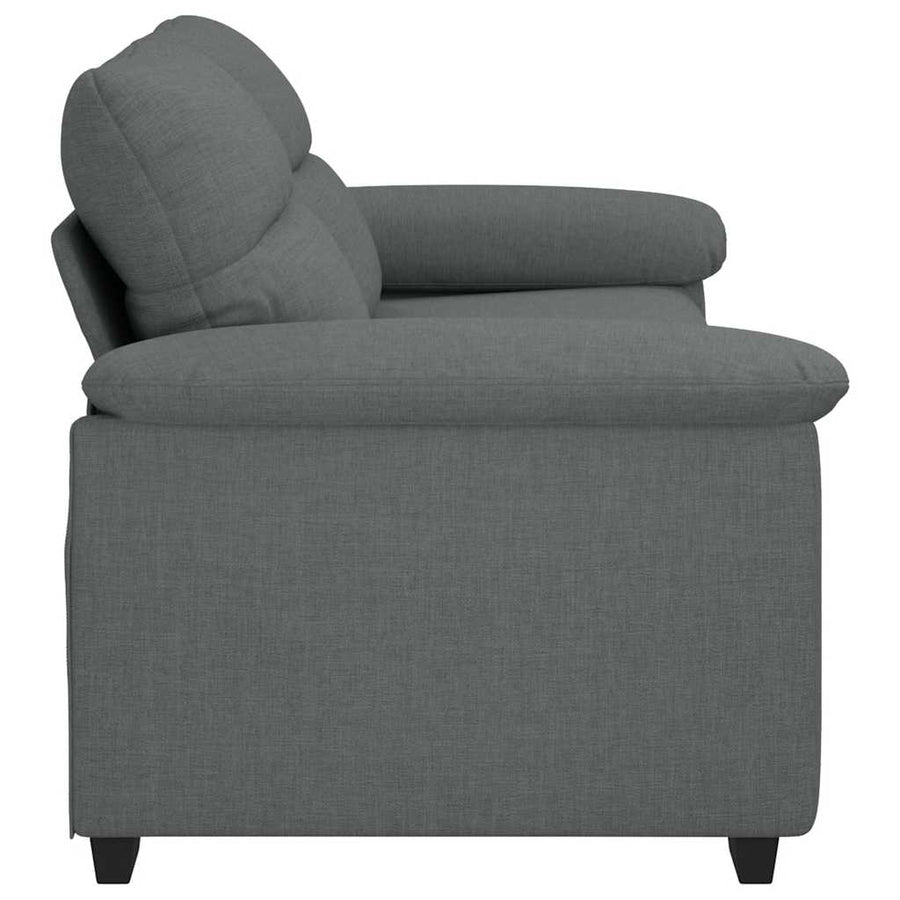 2-Zitsbank Stof 140 cm Donkergrijs