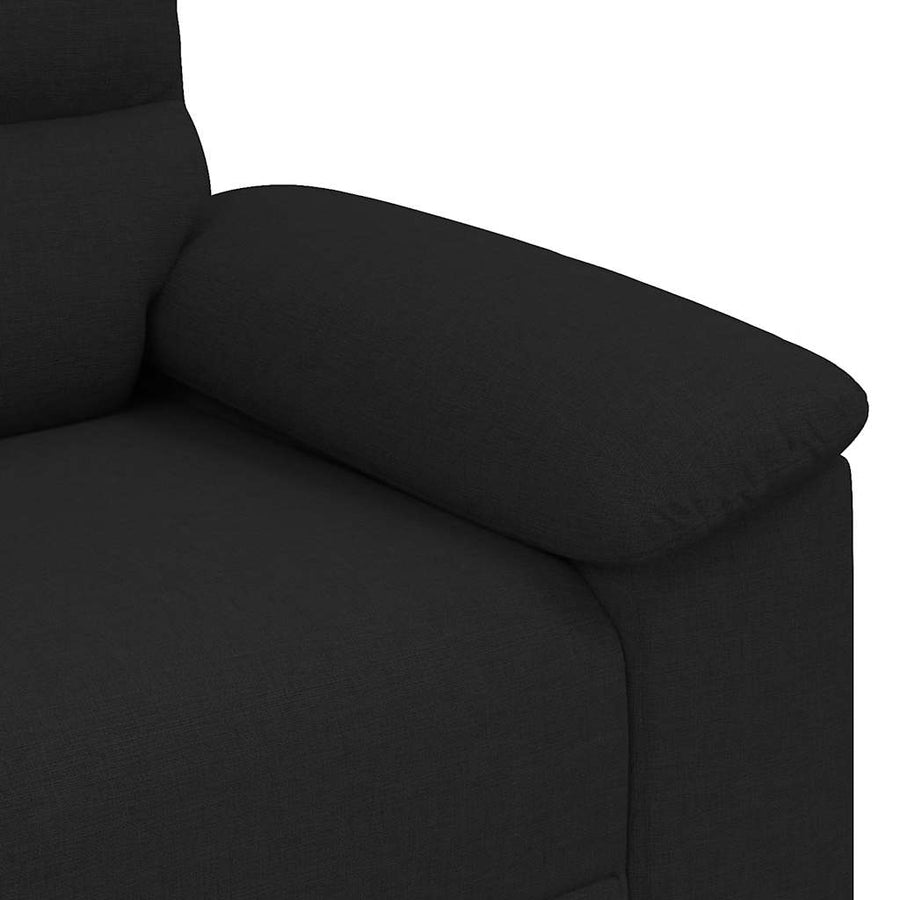 2-Zitsbank Stof 140 cm Zwart