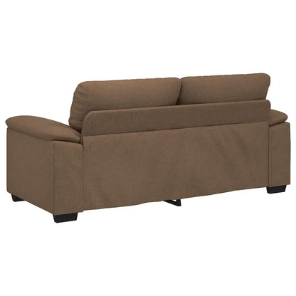 2-zitsbank bruin 180x81x84 cm stof