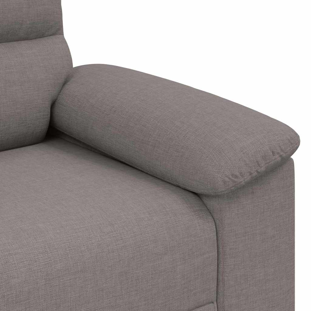 2-zitsbank Taupe 180x81x84 cm Stof