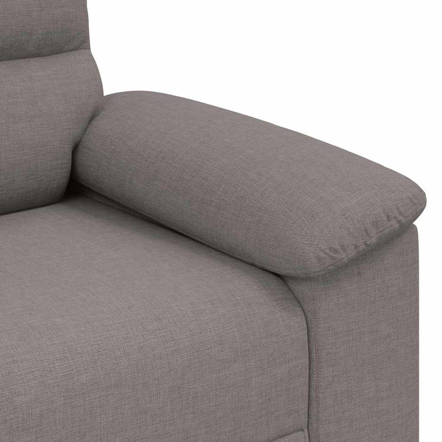 2-zitsbank Taupe 180x81x84 cm Stof