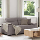 2-seater sofa Taupe 180x81x84 cm Fabric