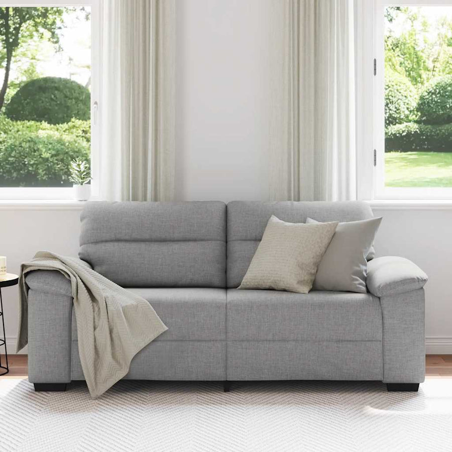 2-zitsbank Wolkengrijs 180x81x84 cm Stof