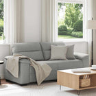 2-seater sofa Cloud Gray 180x81x84 cm Fabric