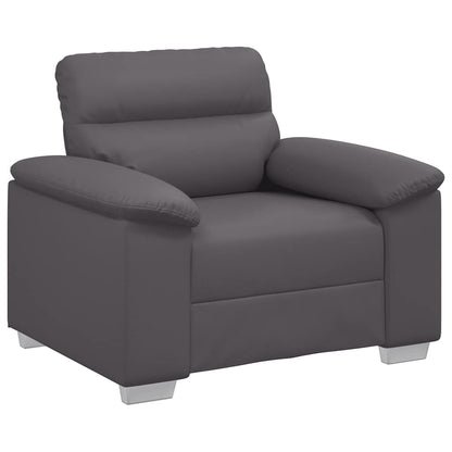 Sofastoel Grijs 100x81x84 cm Kunstleer