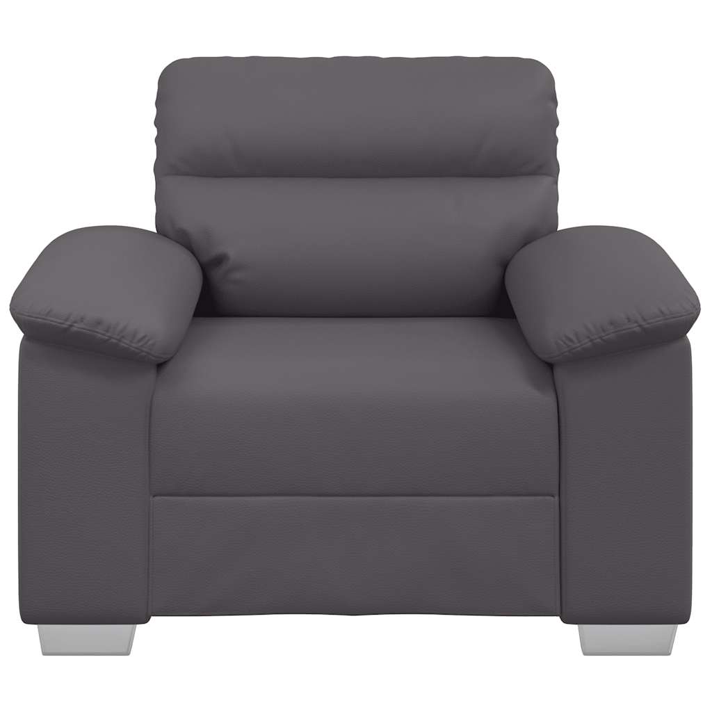 Sofastoel Grijs 100x81x84 cm Kunstleer
