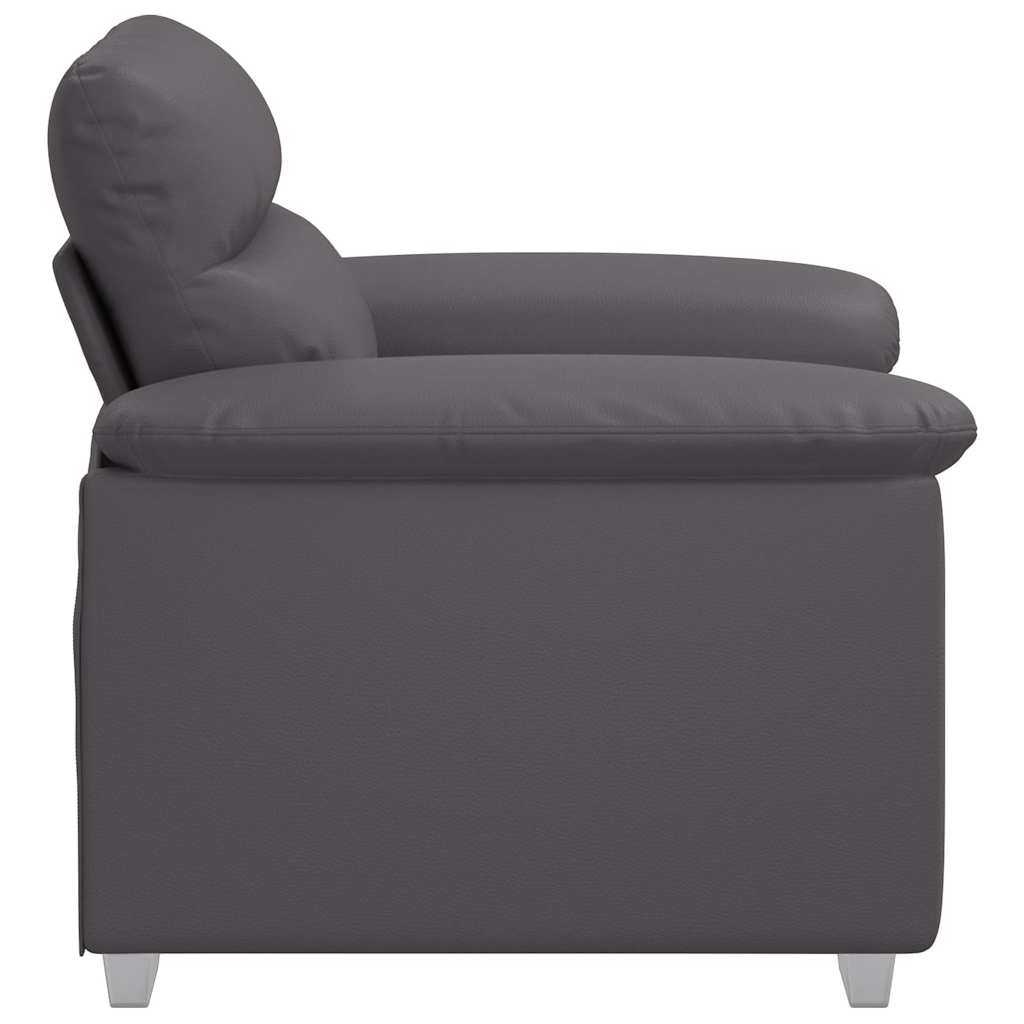 Sofastoel Grijs 100x81x84 cm Kunstleer