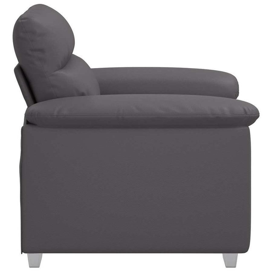 Sofastoel Grijs 100x81x84 cm Kunstleer