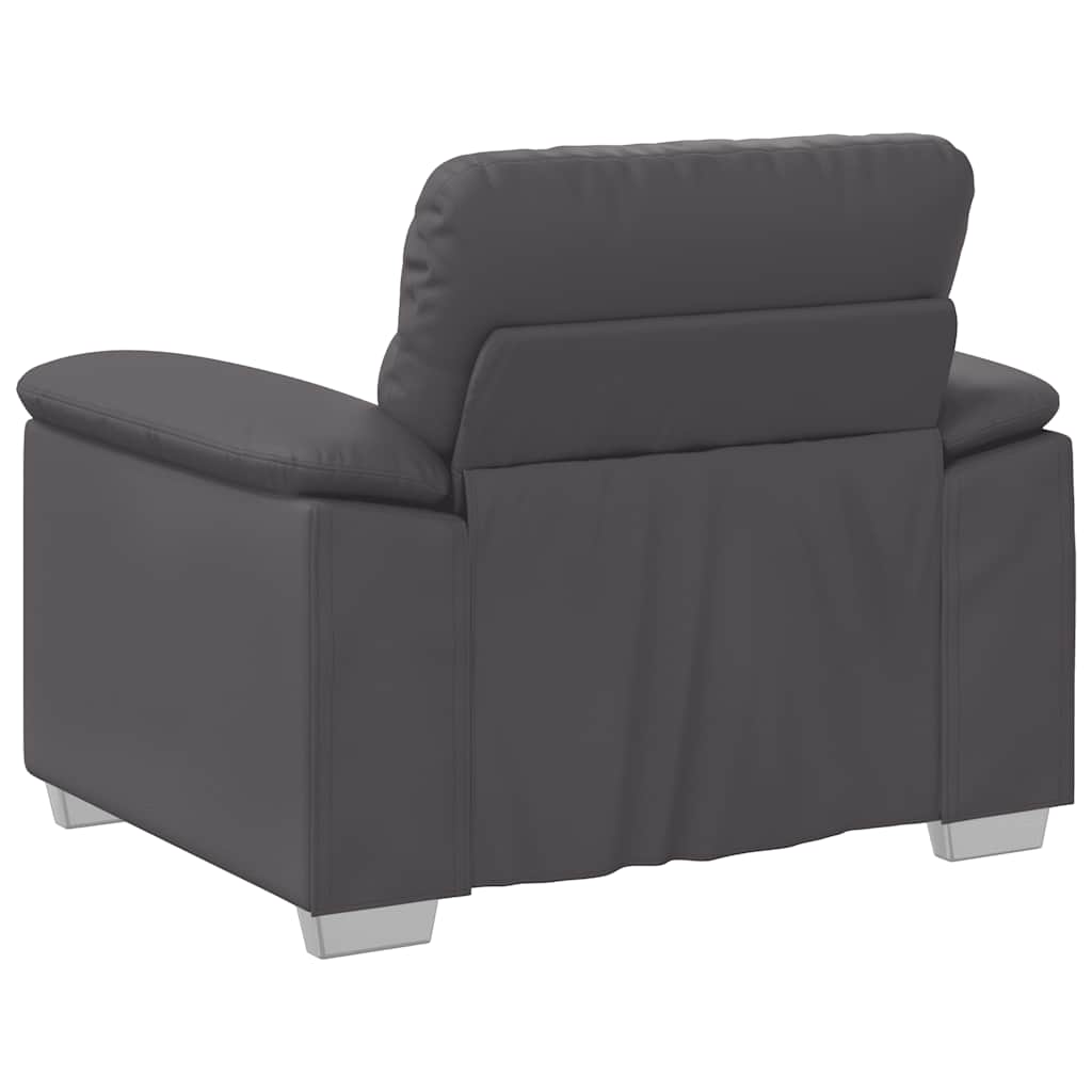 Sofastoel Grijs 100x81x84 cm Kunstleer