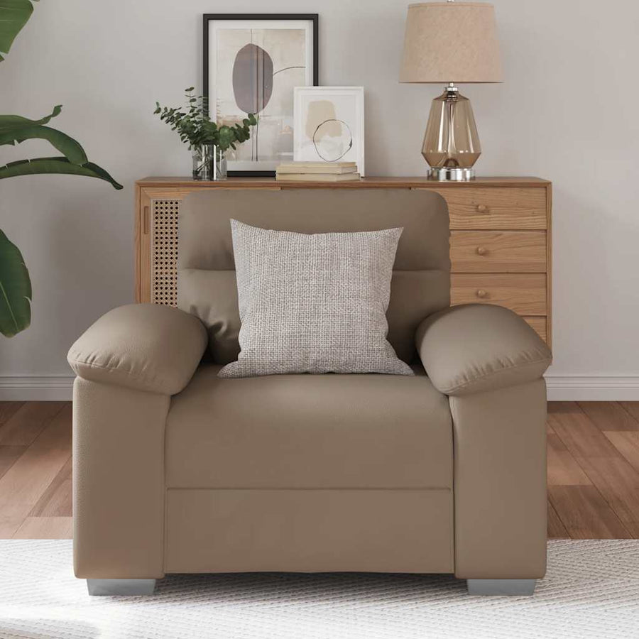 Fauteuil Kunstleer 60 cm Cappuccino