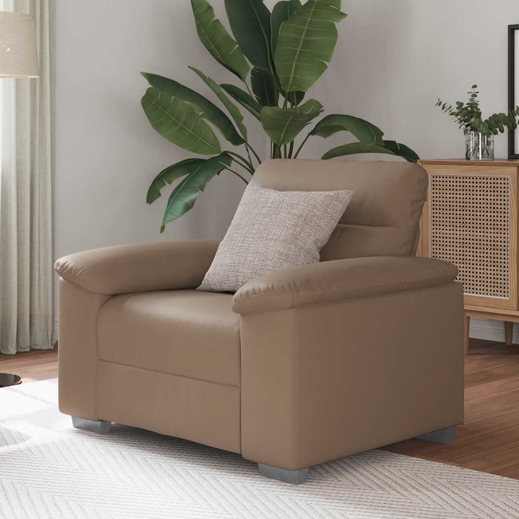 Fauteuil Kunstleer 60 cm Cappuccino