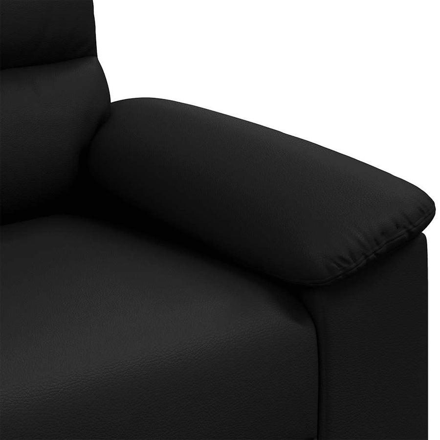 Fauteuil 100x81x84 cm kunstleer zwart