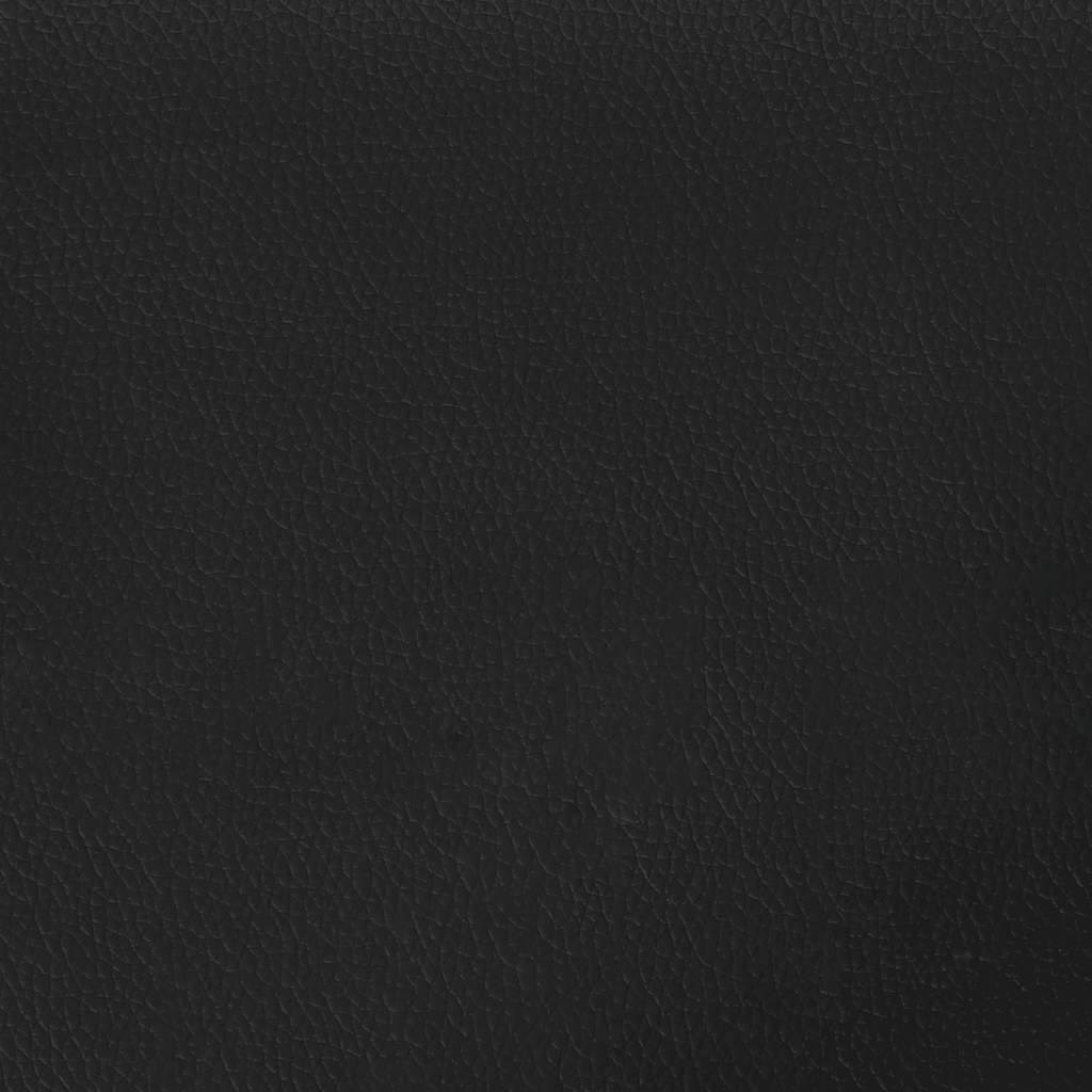 Fauteuil Kunstleer 60 cm Zwart