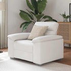 Bench White 100x81x84 cm Faux Leather
